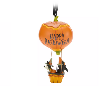 Disney Parks Halloween Mickey Minnie Jack-o'-Lantern Balloon Christmas Ornament