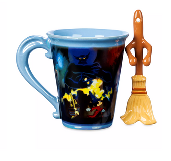 Disney Parks Fantasia 85th Anniversary Ceramic Coffee Mug With Spoon New