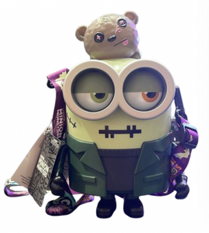 Universal Studios Frankenbob Minion Despicable Me Popcorn Bucket New With Tag