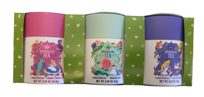 Disney Parks Alice Wonderland Luxury Green - Infusion - Black Tea Set of 3 New