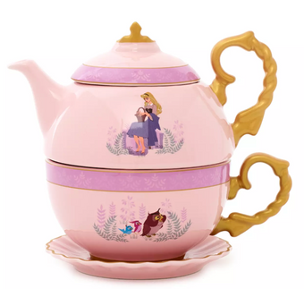 Disney Parks Sleeping Beauty Tea For One Set by Ashley Taylor New With Tag