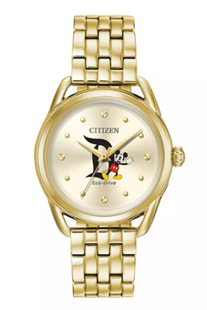 Disney Parks Mickey Mouse Disneyland ''D'' Logo Watch by Citizen New With Tag