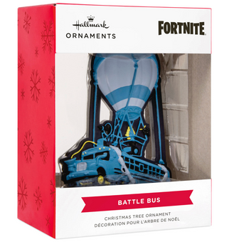 Hallmark Fortnite Battle Bus Christmas Tree Ornament New With Box