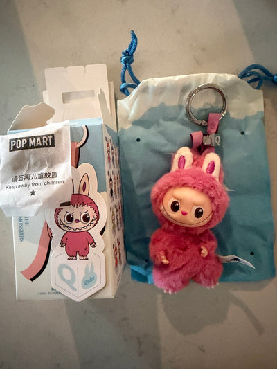 Pop Mart Labubu The Monsters Pin for Love Letter Q Plush Keychain USA New