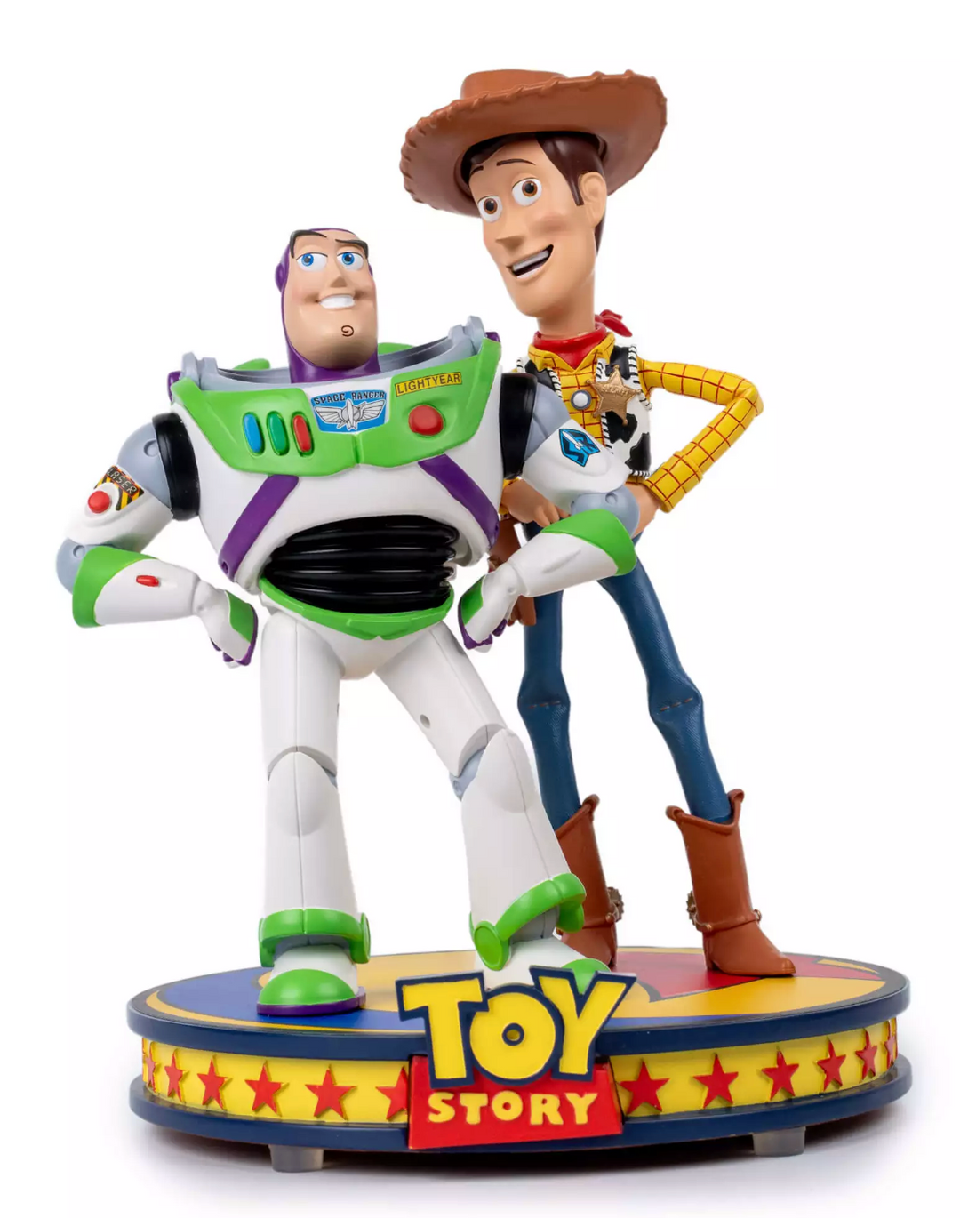 ウッディ ＆ バズライトイヤー フィギュア ミュージック TOY STORY 送料無料 バズ+ウッディ2体セット トイ・ストーリー リアルサイズ