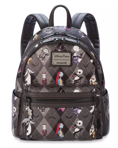 Disney Parks The Nightmare Before Christmas Loungefly Mini Backpack New With Tag