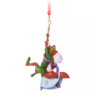Disney Sketchbook Robin Hood and Maid Marian Christmas Ornament New with Tag