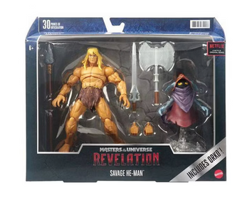 Masters of Universe Masterverse Revelation Savage He-Man Figure Toy New W Tag