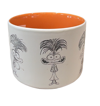 Disney Parks Inside Out 2 Anxiety Sketches Orange Coffee Mug New with Tag