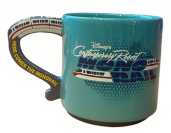 Disney Parks Contemporary Resort Monorail Mickey Mouse Coffee Mug New With Tag
