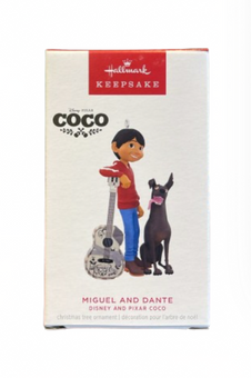 Hallmark 2024 Keepsake Disney Pixar Coco Miguel and Dante Christmas Ornament New
