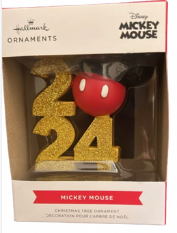 Hallmark Disney Mickey Mouse 2024 Christmas Ornament New with Box