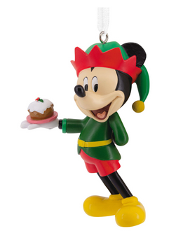 Hallmark Disney Mickey Mouse Holiday Elf Christmas Ornament New