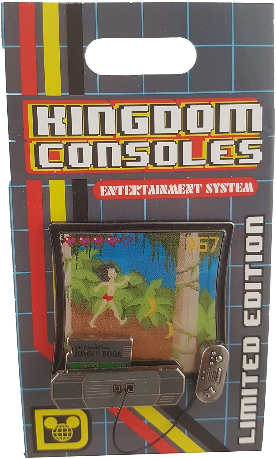 Disney Parks Kingdom Consoles Jungle Book Mowgli Pin Limited New with Card
