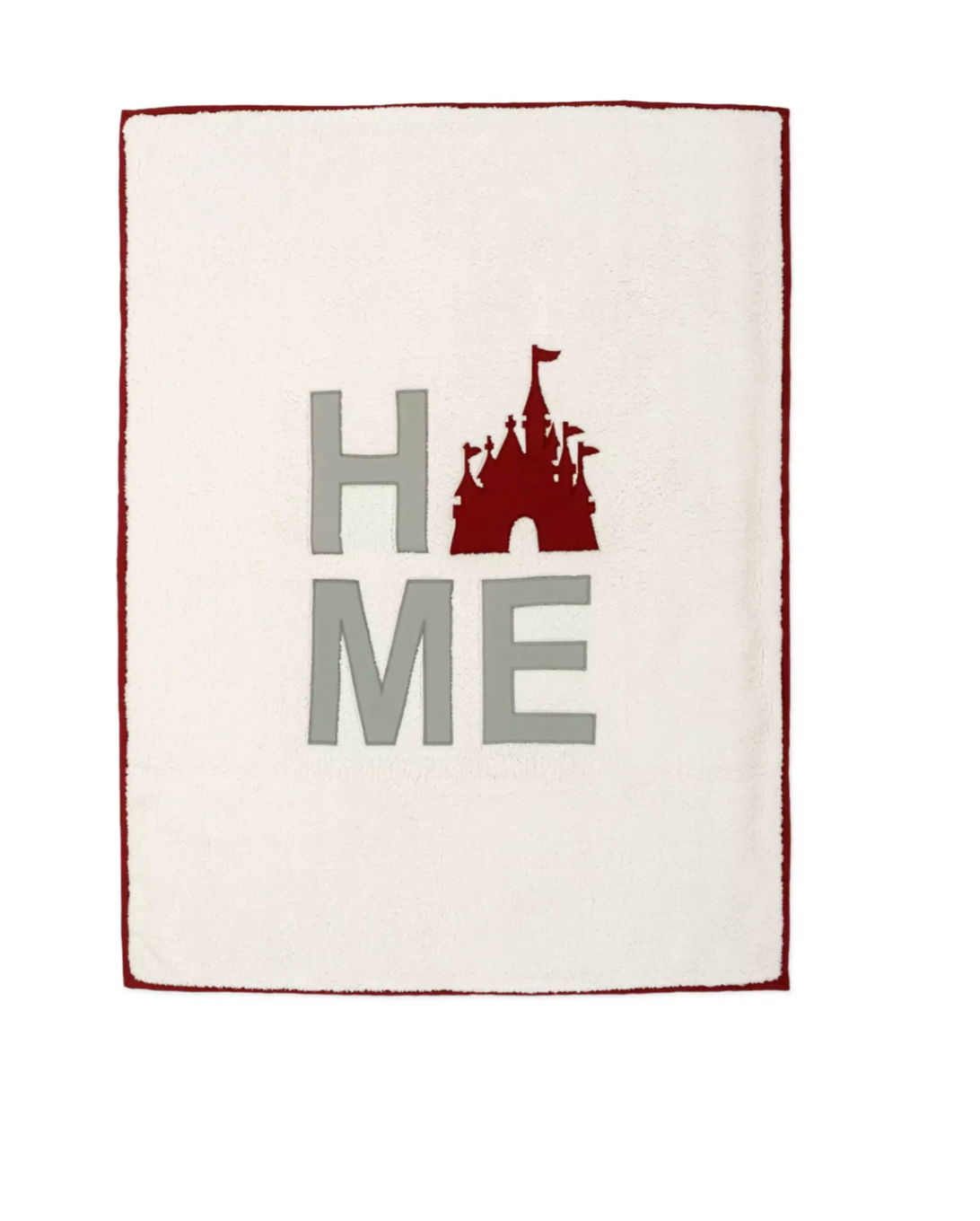 Disney Parks Holiday Homestead Collection Fantasyland Castle Throw Blanket New