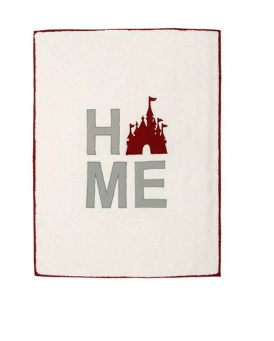 Disney Parks Holiday Homestead Collection Fantasyland Castle Throw Blanket New