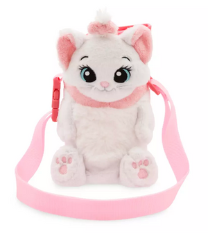 Disney Parks Marie The Aristocats Water Bottle with Plush Carrier New with Tag