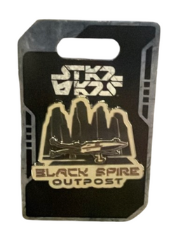 Disney Parks Star Wars Galaxy Edge Black Spire Outpost Pin X-wing ship New W Tag