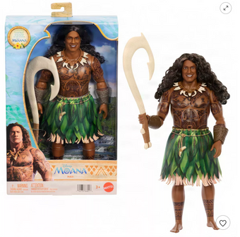 Mattel Disney Moana Maui Doll Accessories Live Action Movie Toy New With Tag