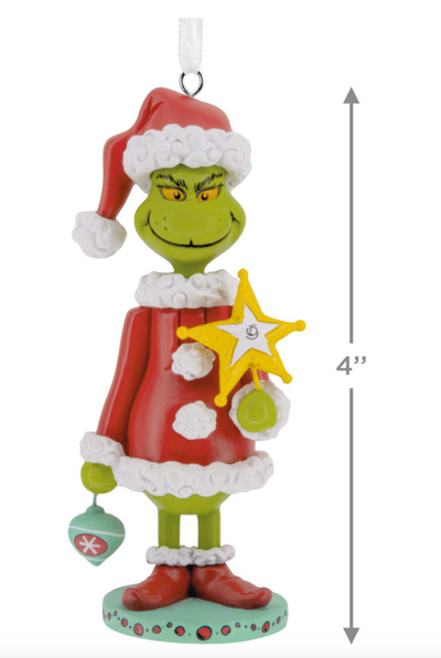 Hallmark Dr Seuss How the Grinch Stole Christmas Nutcracker Christmas Ornament
