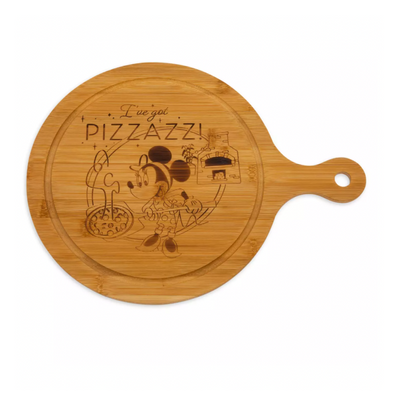 Disney EPCOT Food & Wine Festival 2022 Minnie Pizza Wood Serving Board New