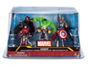 Disney Parks Marvel Avengers Deluxe Figure Play Set Thor Iron Man New with Box