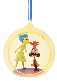 Disney Parks Joy & Anxiety Inside Out Christmas Ornament New With Tag