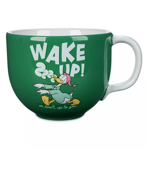 Disney Parks Donald Duck Wake Up! Or Don't Up to You Morning Coffee Mug New
