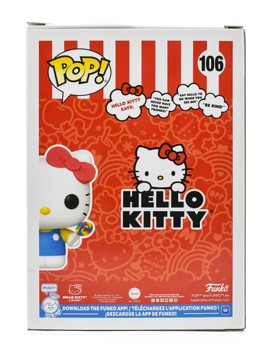 Funko Pop Sanrio Hello Kitty with Lollipop Flocked Exclusive Vinyl Figure Sugar