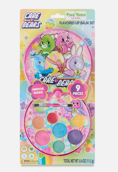 Care Bears 9 Flavors Lip Balm Case Easter Birthday Party Favors Lot 11 New