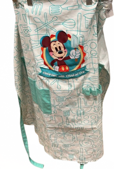Disney Parks Mickey Mouse Cooking with Character Kitchen Apron New With Tag