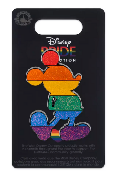 Disney Parks Mickey Mouse Standing Pin – Disney Pride Collection New with Tag
