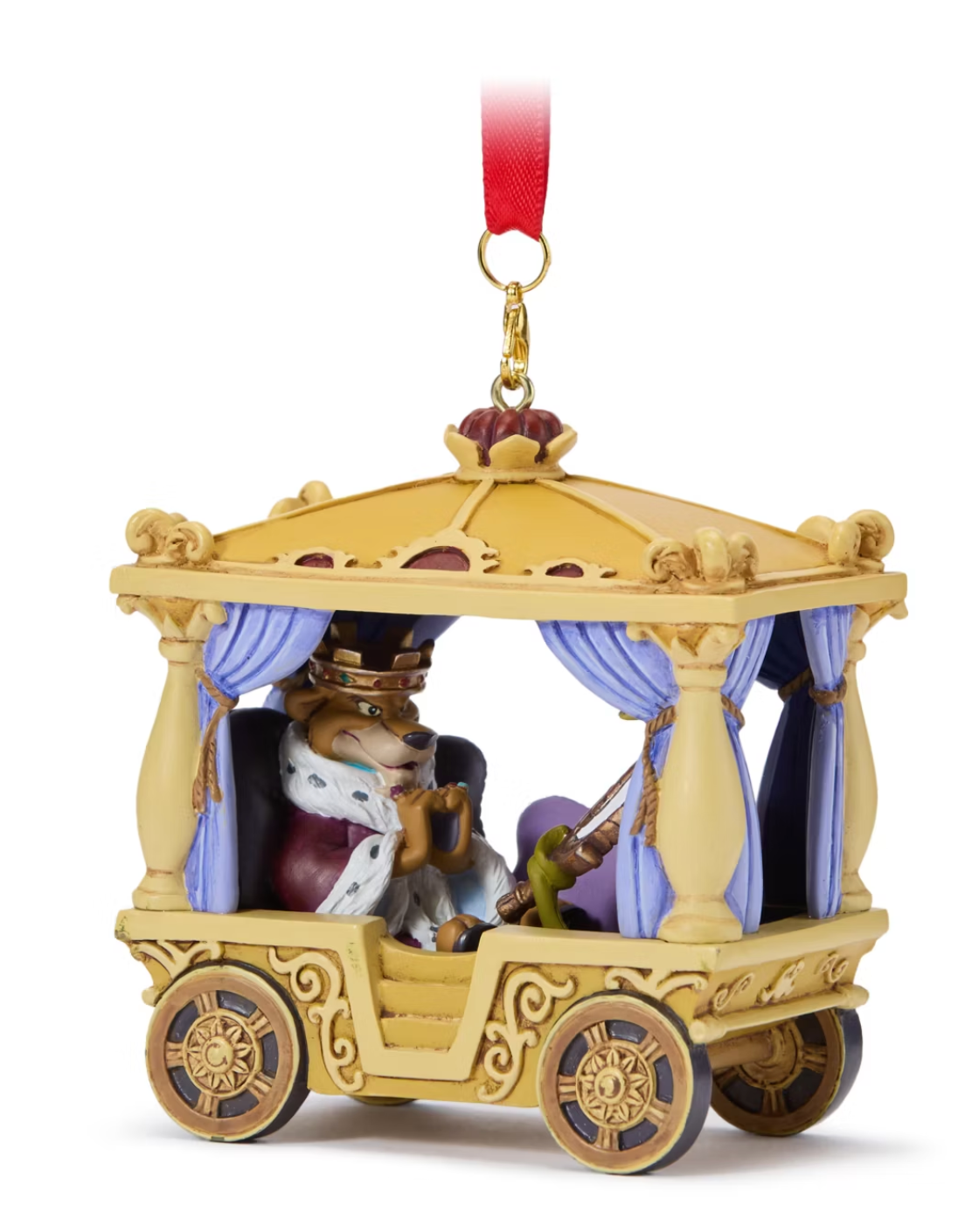 Disney Parks Prince John and Sir Hiss Sketchbook Christmas Ornament Robin Hood