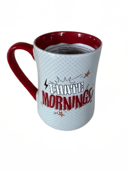 Disney Parks Grumpy Keep Smiling I Hate Mornings! Morning Coffee Mug New