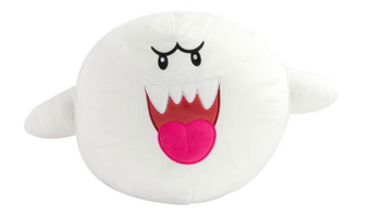 Club Mocchi Mocchi Super Mario Boo Mega 15" Plush Toy New With Tag