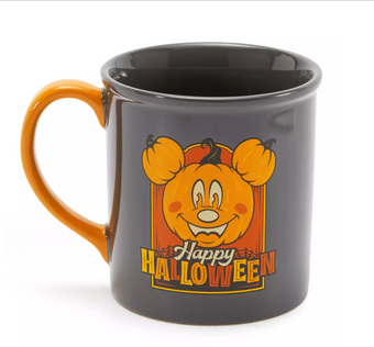 Disney Parks Halloween Mickey and Friends Happy Halloween Glossy Glaze Mug New