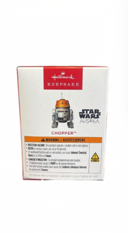 Hallmark Keepsake 2025 Star Wars: Ahsoka Chopper Christmas Ornament W Sound New