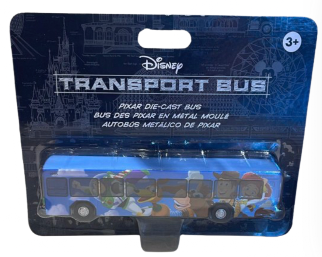 Disney Parks Pixar Die-Cast Bus Toy Story Trasport Bus New with Tags
