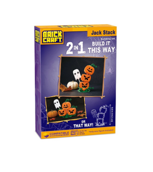 Brickcraft Halloween Jack Stack Building Kit (160-Piece Set) Toy New With Tag
