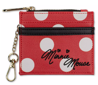 Disney Parks Minnie Mouse Red Card Wallet Holder New With Tag