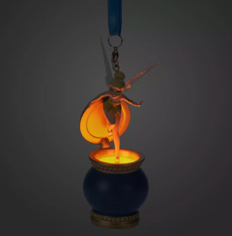 Disney Parks Tinker Bell Light-Up Sketchbook Christmas Ornament New with Tag