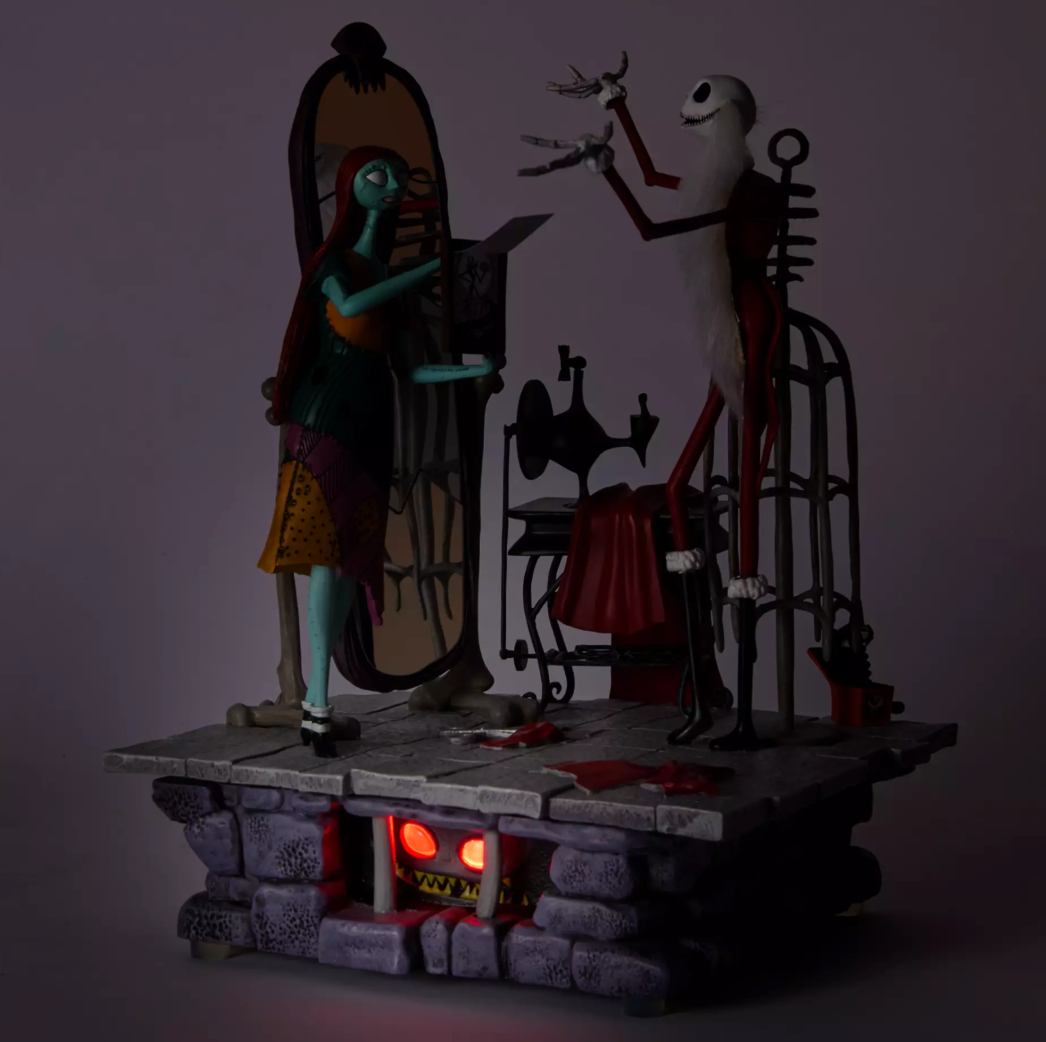 Disney Jack Skellington and Sally Light Up Figure The Nightmare Before Christmas