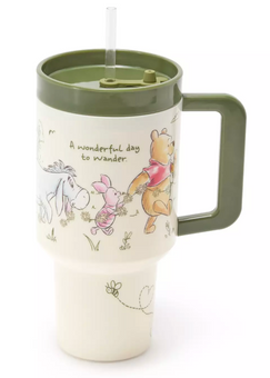 Disney Parks Winnie the Pooh and Pals Travel Cup with Straw New With Tag