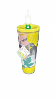 Starbucks X Miffy Limited 24oz Cold Tumbler with Miffy Character Straw New