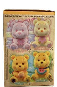 Disney Parks Winnie the Pooh Bloom to Snow Plush Keychain New Sealed Blind Box