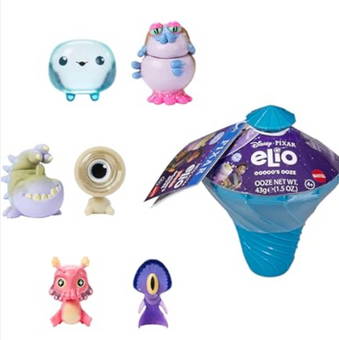 Disney Pixar Elio Movie Blind Pack 2 Mini Figures Play Goo Spaceship Toy New