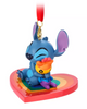 Disney Parks Stitch and Scrump Sketchbook Ornament Pride Collection New With Tag