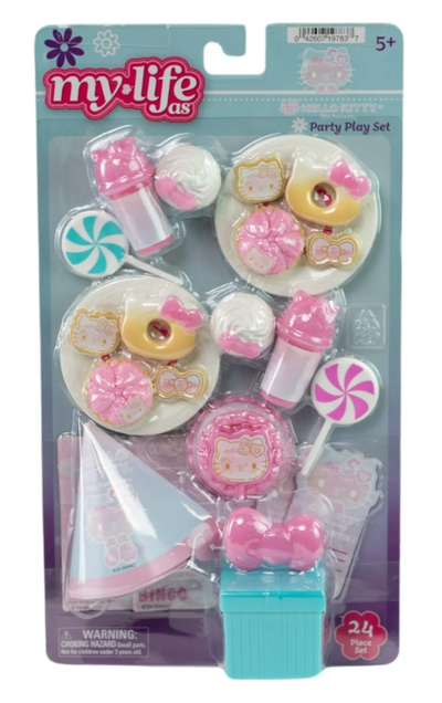 My Life As Hello Kitty Party Play Set for 18" Dolls 50th Toy New With Tag