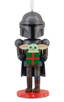 Hallmark Disney Star Wars Mandalorian and Grogu Nutcracker Christmas Ornament