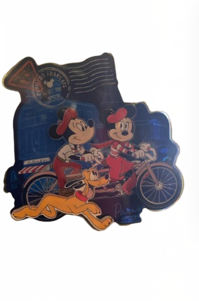 Disney Parks Epcot France Paris Mickey Minnie Pluto Magnet New